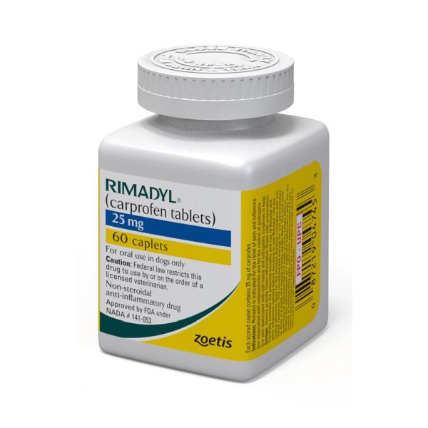 Rimadyl Caplets 25 mg 60 ct