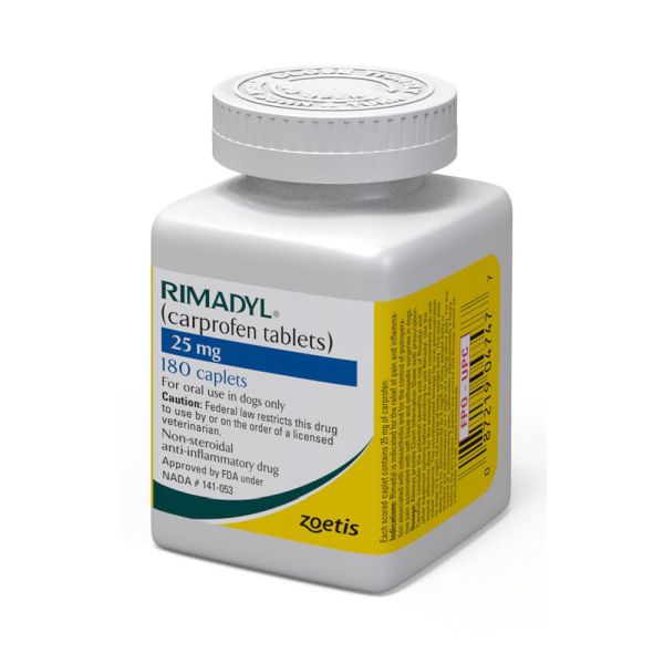 Rimadyl Caplets 25 mg 180 ct