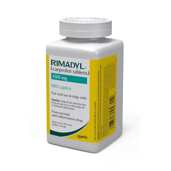 Rimadyl Caplets 100 mg 180 ct