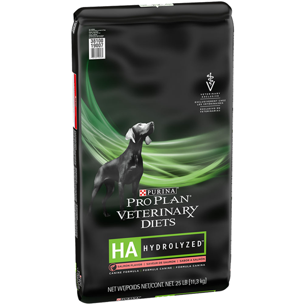 Purina Vet Diet Dog HA Hydrolyzed Salmon 25lb.