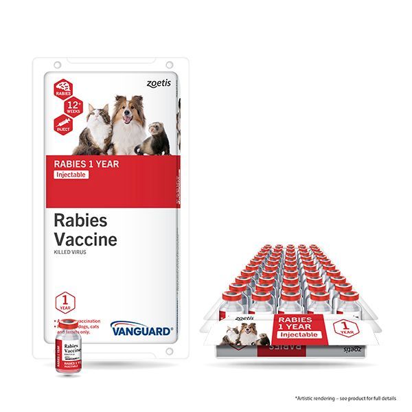 Vanguard Rabies 1 Year 50 x 1 dose