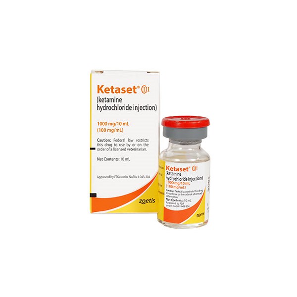 Ketaset 100 mg/ml Injection 10 ml C-III(N)