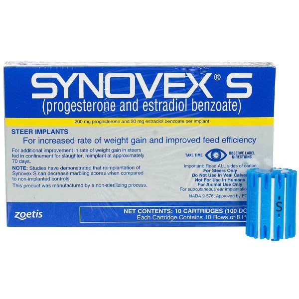 Synovex-S Steer Implant 10 x 10 Dose