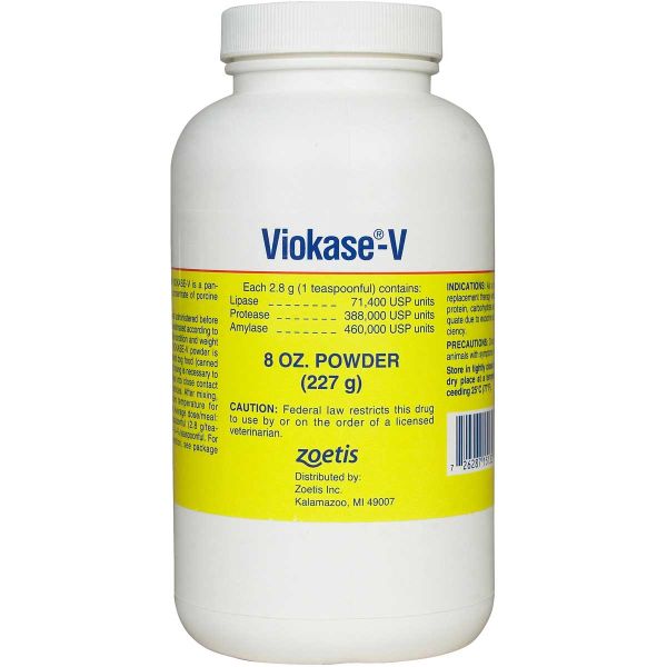 Viokase-V Powder 8 oz