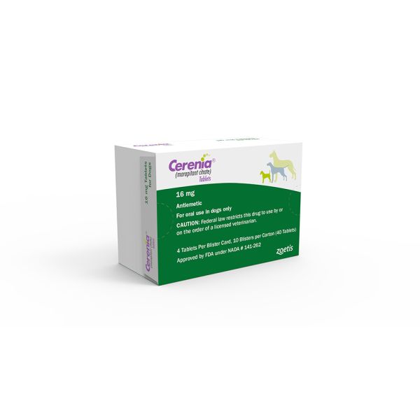 Cerenia Tablets 16 mg 40 ct