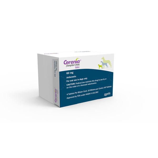 Cerenia Tablets 60 mg 40 ct