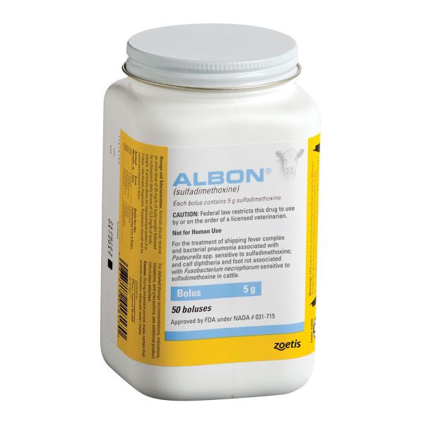 Albon Bolus 5 gm 50 ct