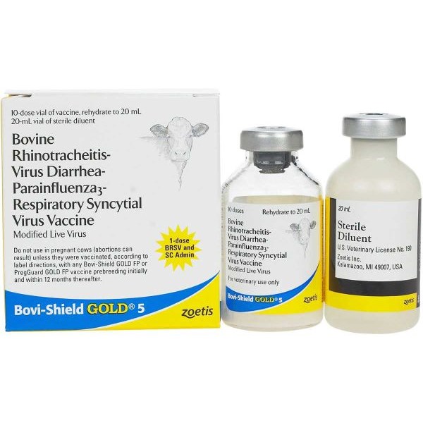 Bovi-Shield Gold 5 10 Dose 20 ml