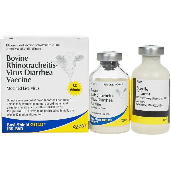 Bovi-Shield Gold IBR/BVD 10 Dose 20 ml