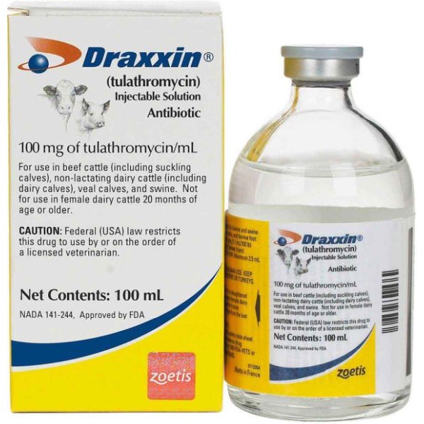 Draxxin Injection 100 mg/ml 100 ml