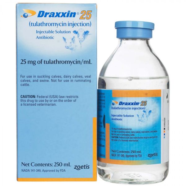 Draxxin 25 Injection 25 mg/ml 250 ml