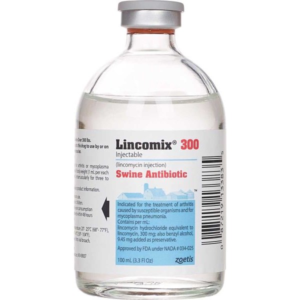 Lincomix Injection 300 mg/ml 100 ml