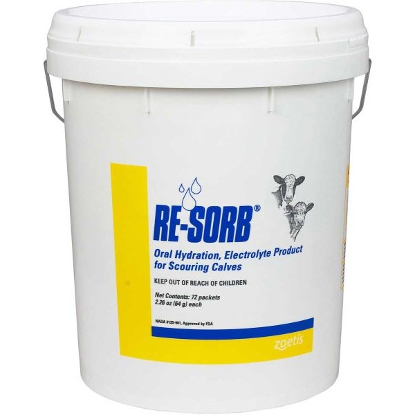 Re-Sorb Oral Hydration Powder for Calves 72 ct