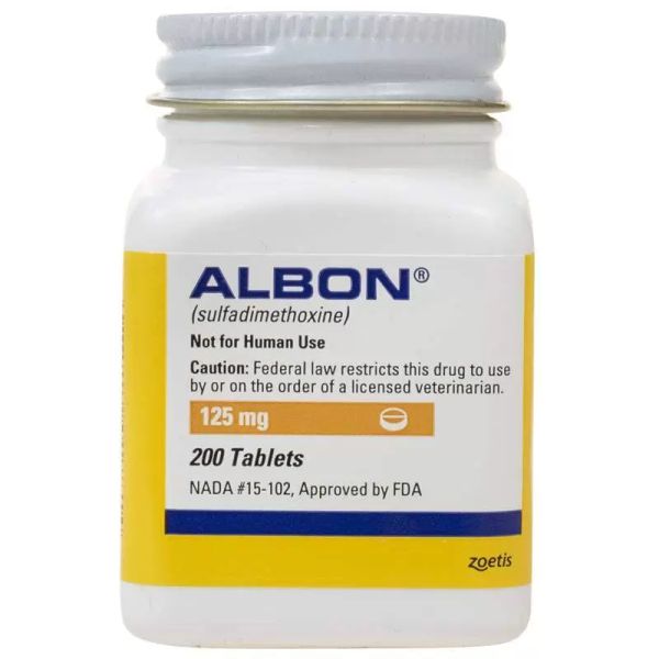 Albon Tablets 125 mg 200 ct