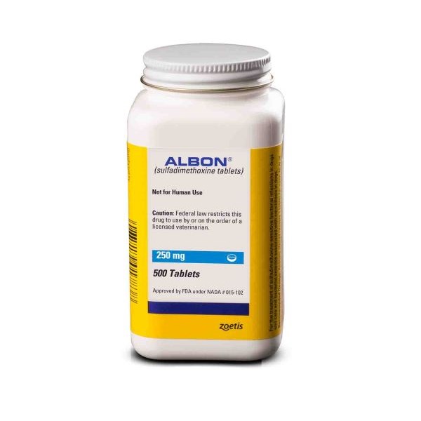 Albon Tablets 250 mg 500 ct