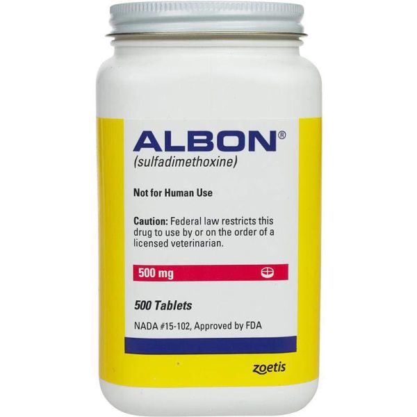 Albon Tablets 500 mg 500 ct