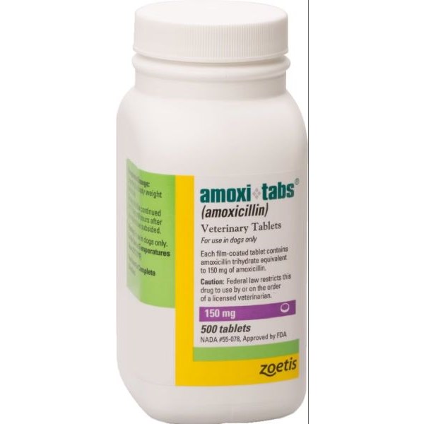 Amoxi-Tabs 150 mg 500 ct