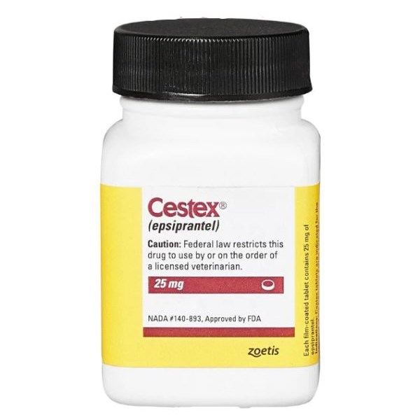 Cestex Tablets 25 mg 50 ct