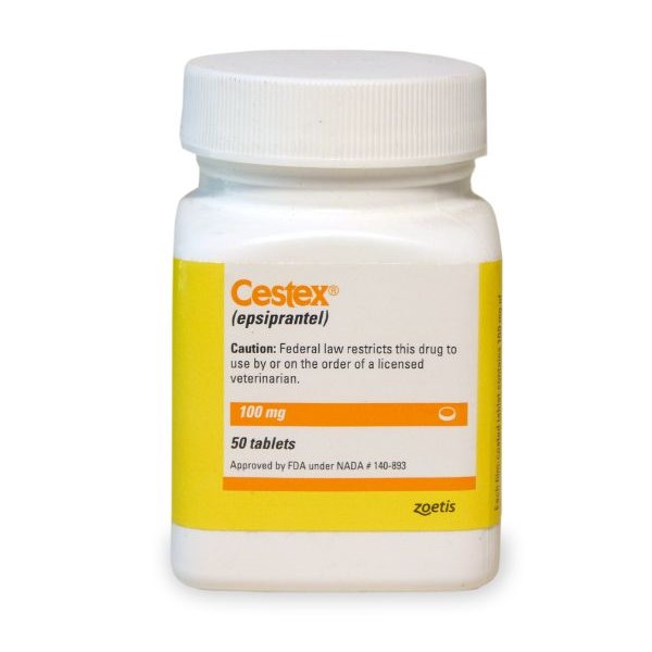 Cestex Tablets 100 mg 50 ct