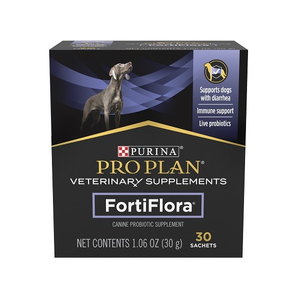 Purina Vet Diet Fortiflora Probiotic Supplement Dog 1oz (72 bxs--each box contains 30) 2,160 sachets