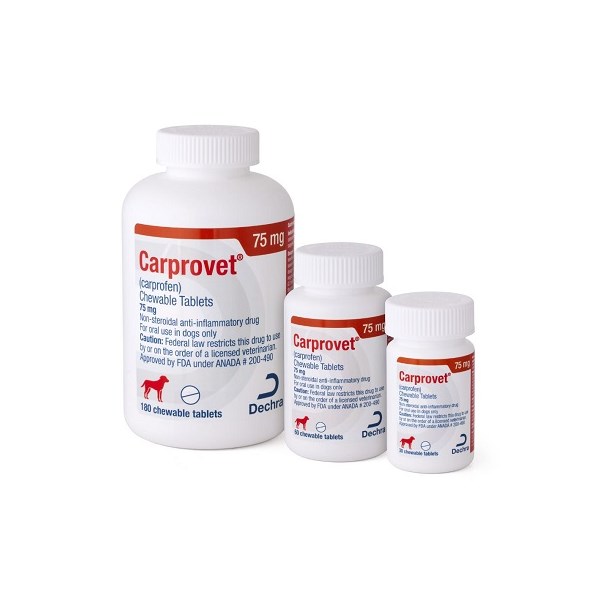 Carprovet Chew Tab 75mg 180ct Carprofen