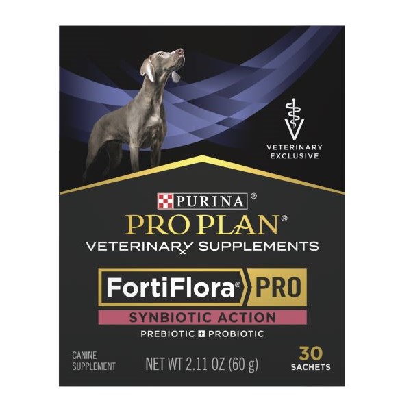 Purina Vet Diet Fortiflora Synbiotic Action ( SA )  Dog 30 sachets/box  6 boxes per case