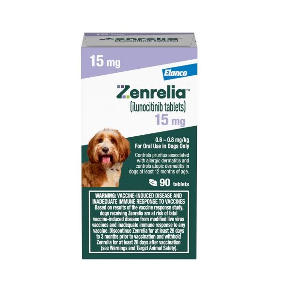 Zenrelia Tabs 15mg 90ct bottle