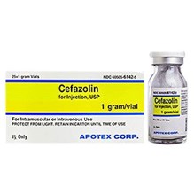 Cefazolin Injection 1gm 25pk FULL PACK ONLY