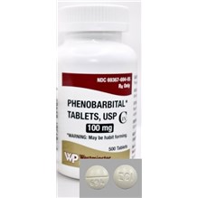 Phenobarbital Tabs 100mg 500ct  C4