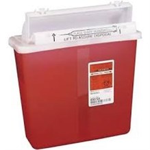 Sharps Container 5qt Red