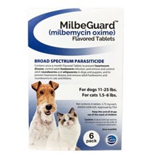 Milbeguard X Large Dog Red 23mg 6 dose CARD 51-100lbs