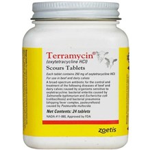 Terramycin Scour Tablets 250 mg 24 ct