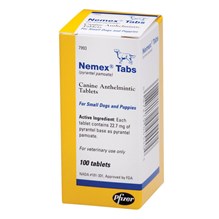 Nemex Tablets for Small Dogs & Puppies 22.7 mg 100 ct