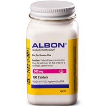 Albon Tablets 500 mg 100 ct