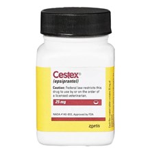 Cestex Tablets 25 mg 50 ct