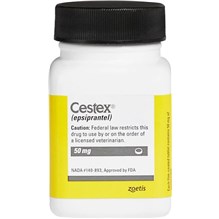 Cestex Tablets 50 mg 50 ct