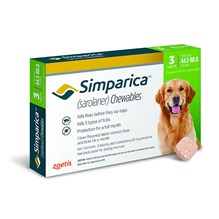 Simparica Tablets 80 mg Canine 44.1 - 88 lbs Green 10 x 3 ct